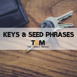 Keys and seed phrases