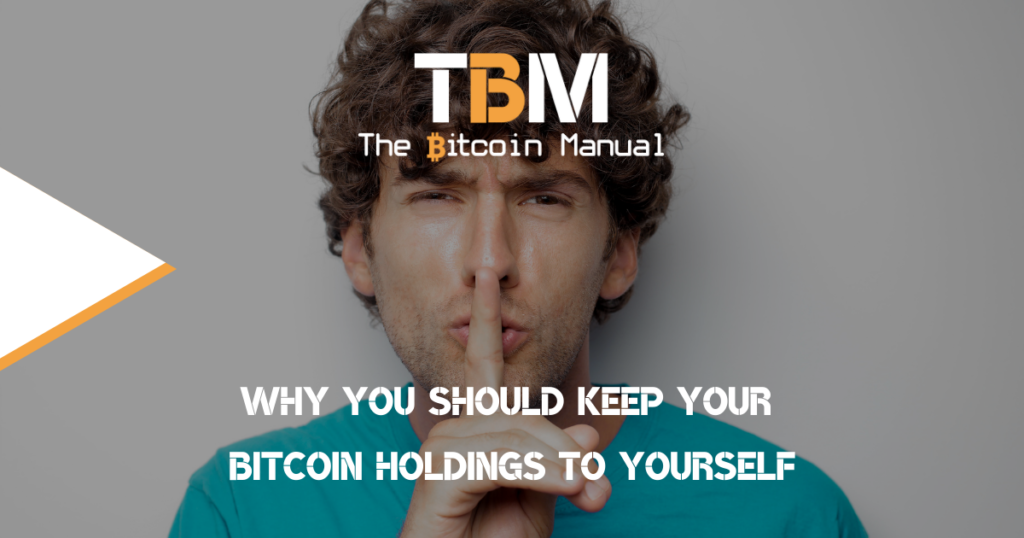 Don't dox your Bitcoin holdings