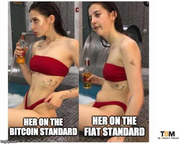 Her on fiat and on BTC