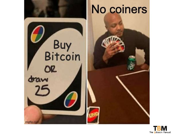 No coiners only harming themselves