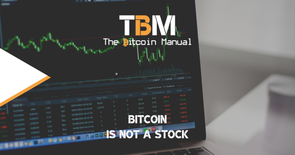 Bitcoin isn't a stock