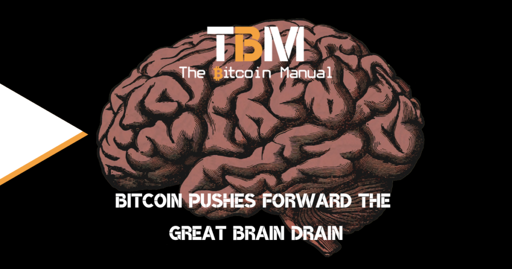 Bitcoin brain drain