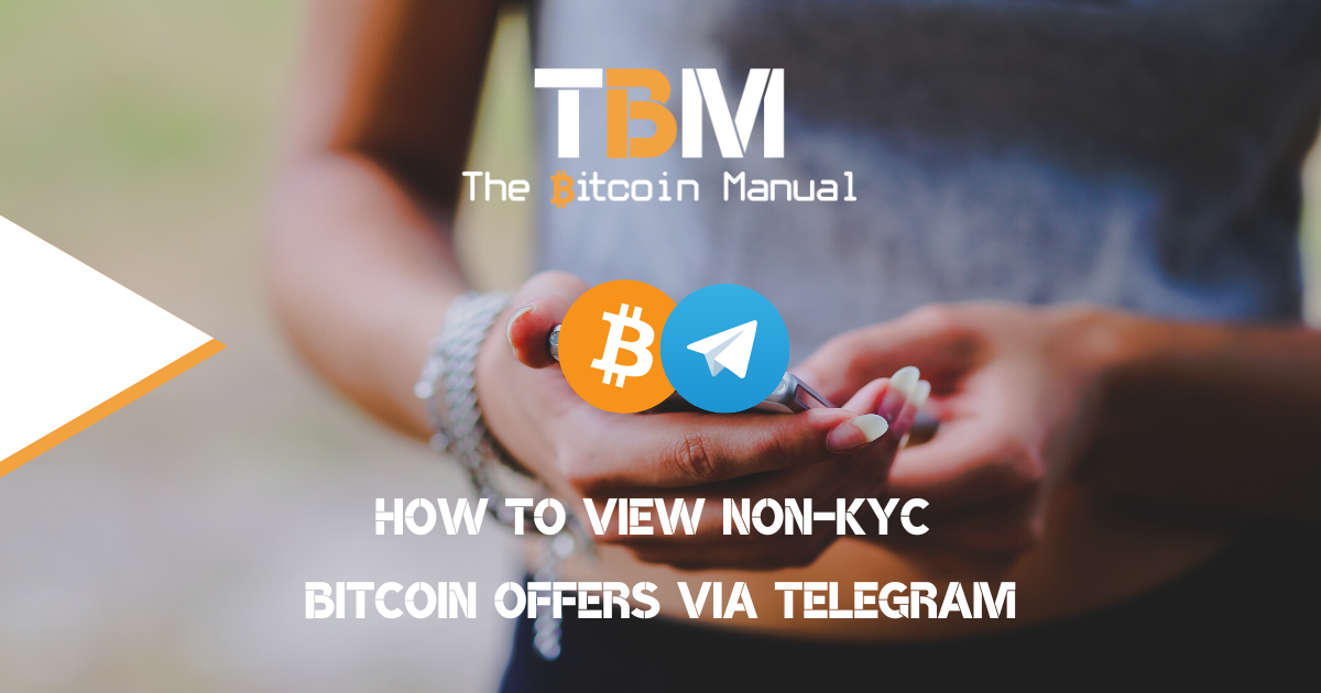 View non-kyc btc offers telegram