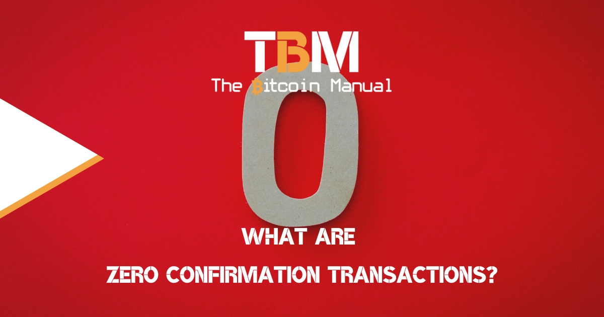 Zero confirmation transactions