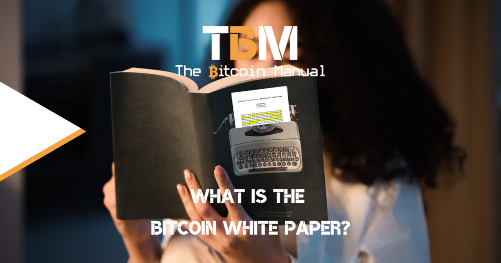 bitcoin white paper explained