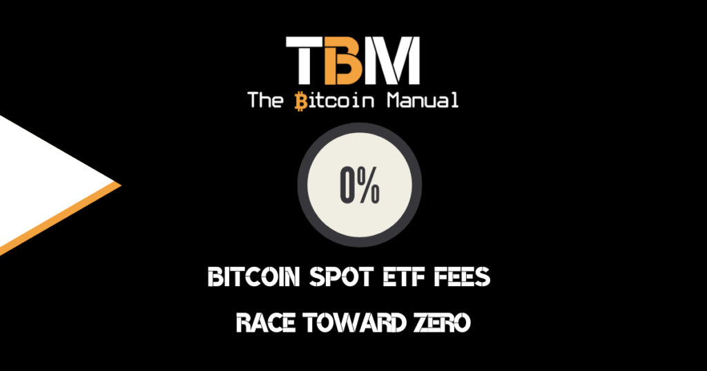 Bitcoin Spot ETF Fees Going to Zero
