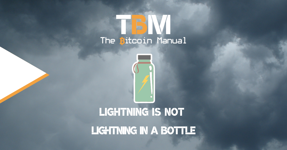 LN not lightning in a bottle