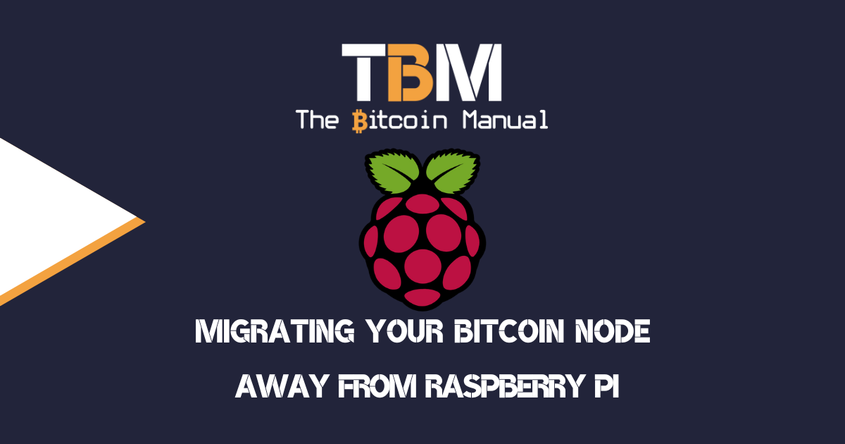 Migrate BTC node Raspberry PI