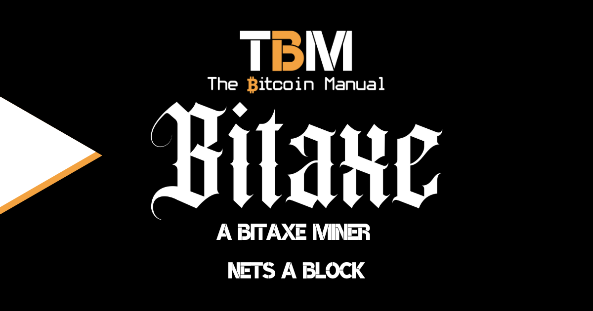 BitAxe Secures A Block
