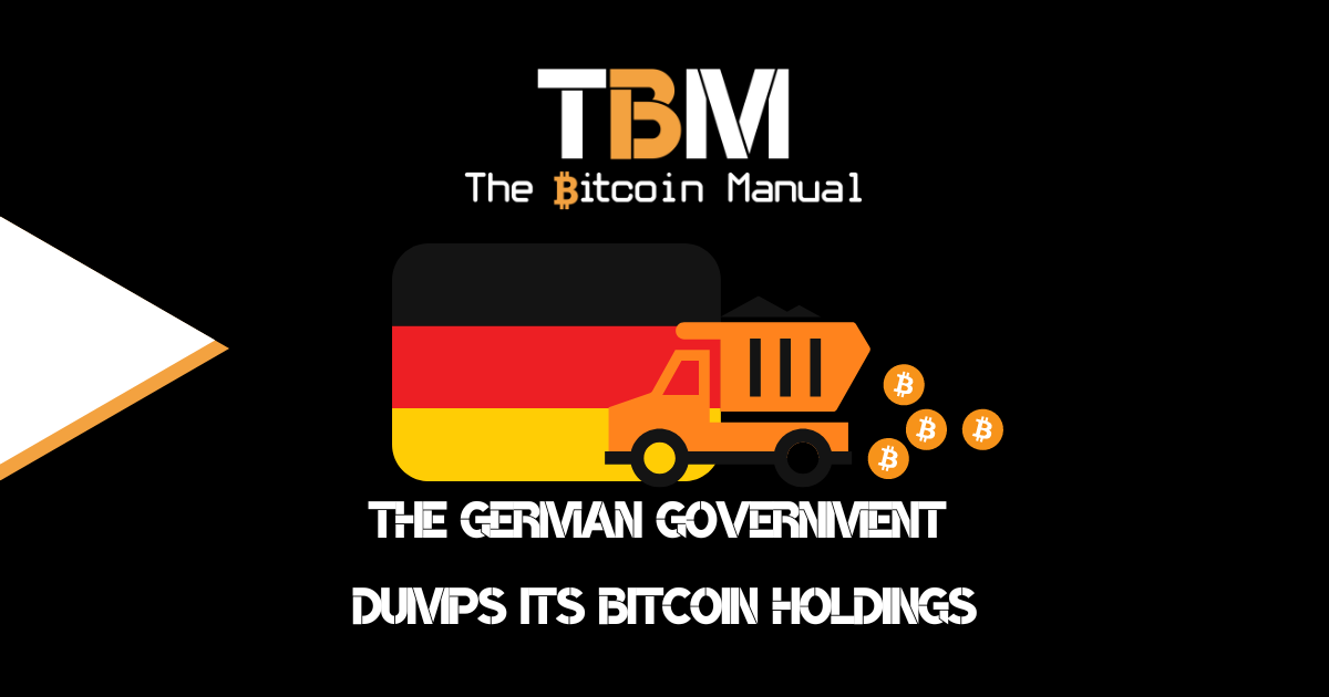 German government dumps BTC