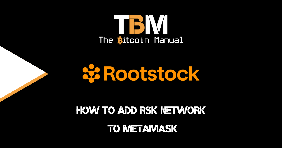 RSK network using metamask