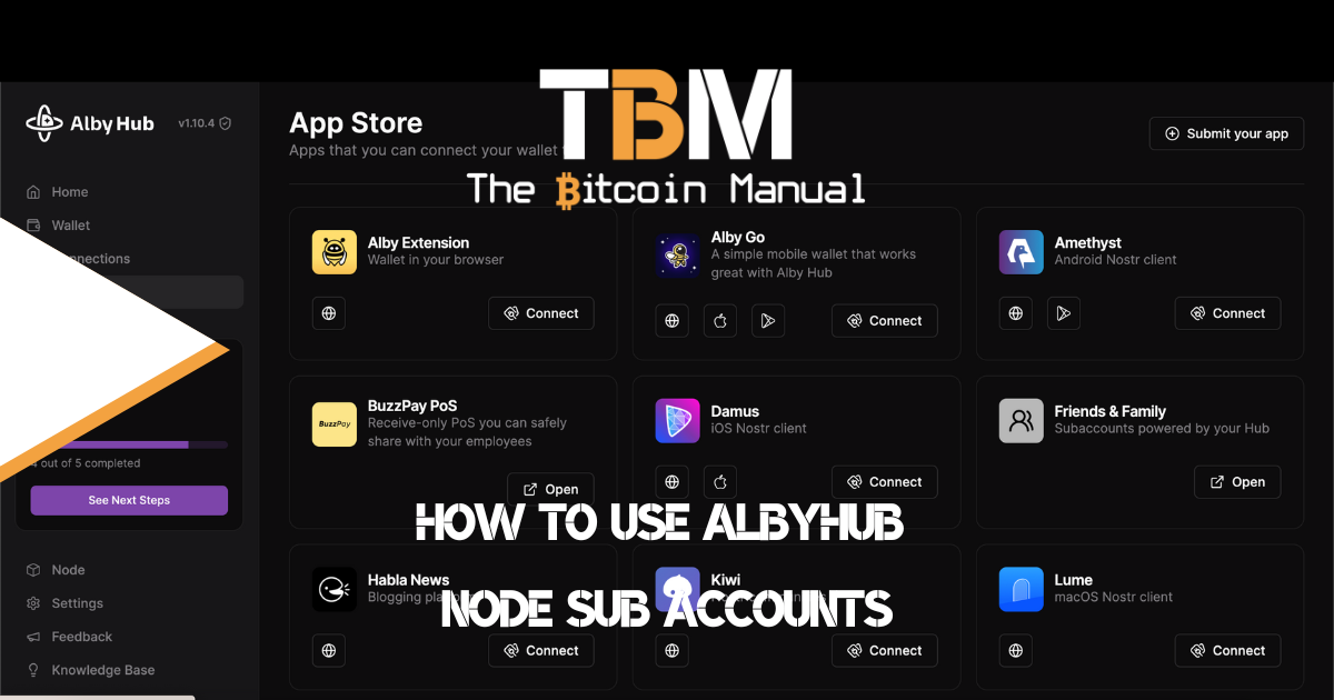 Alby Hub Sub Accounts