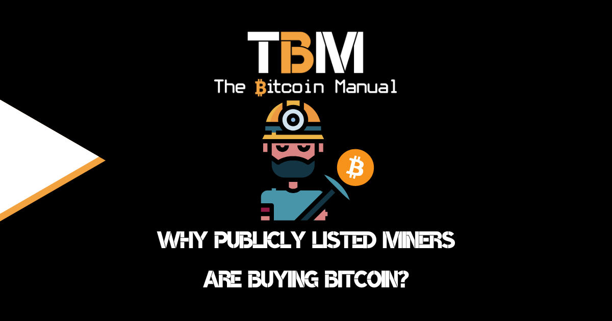 Listed miners buying Bitcoin