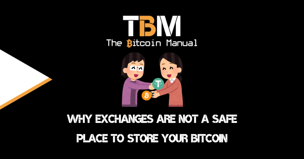 Exchanges not safe for btc