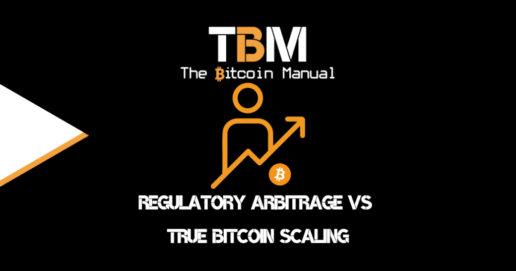Reg arbitrage vs true scaling