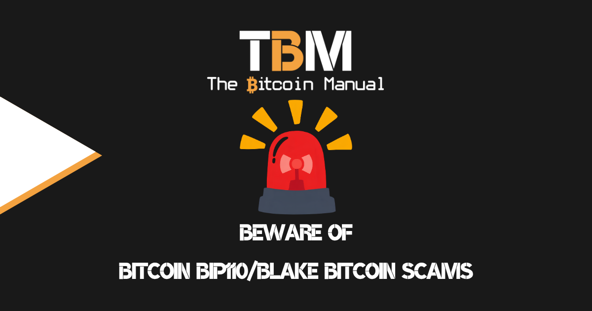 BIP110 / Blake2B Scam