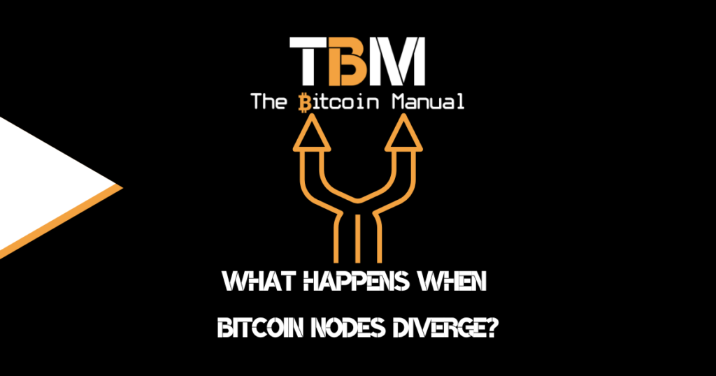 BTC nodes diverge